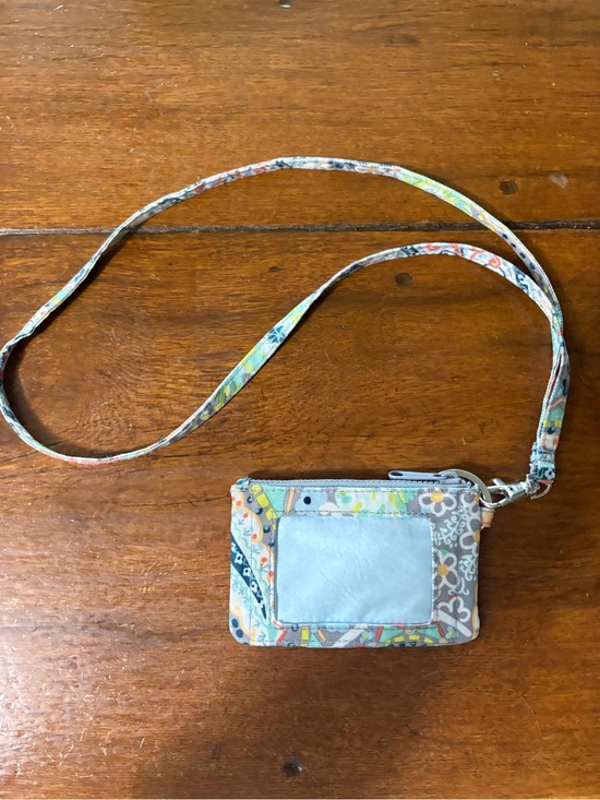 Vera Bradley Handbags - Vera Bradley Floral ID Crossbody Wallet - Light Blue, Yellow, Gray, Navy
